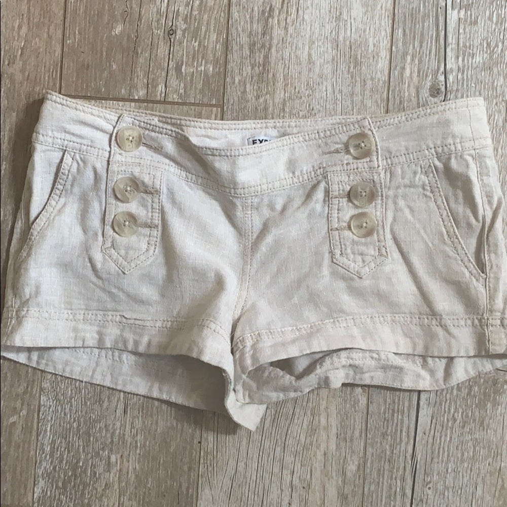 Linen shorts